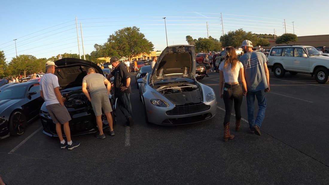 Aston Martin and Camaro